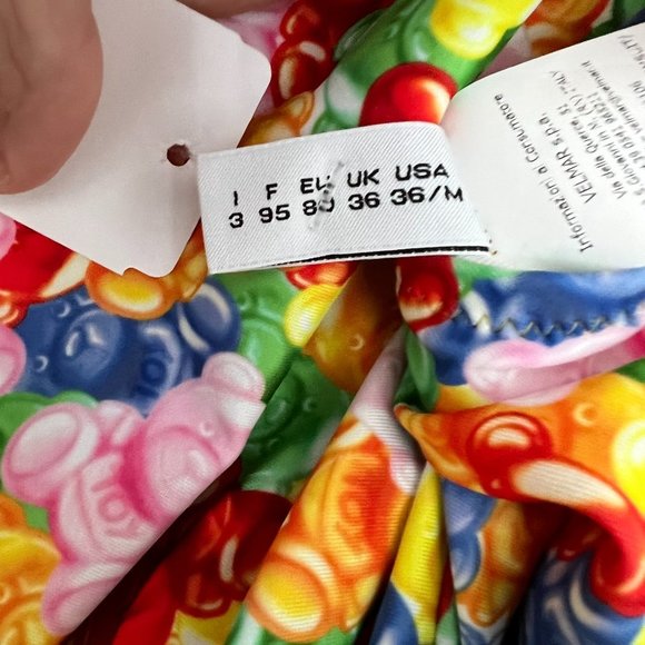 MOSCHINO Gummy Bear One-Piece Swimsuit IT 3 / US Medium 36 NWT - Picture 5 of 13